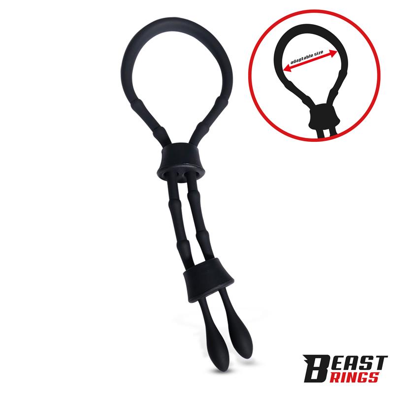 Lasso Adjustable Silicone Cock Ring