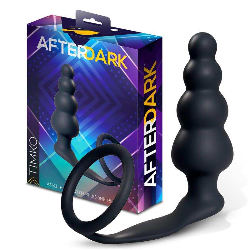 Timko Anal Plug with Silicone Ring