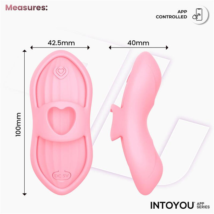 Laia Heated Finger Vibrator and App Pink