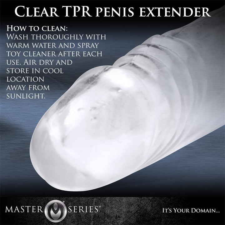 Grand Mamba XL Jockstrap with Hollow Transparent Dildo