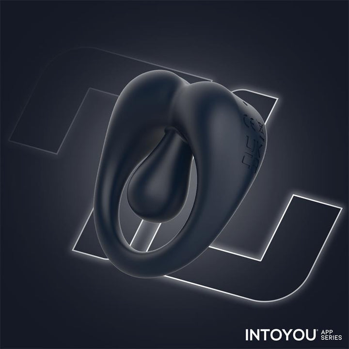 Kenny Penis Ring with Clitoris Stimulator and APP Night Blue