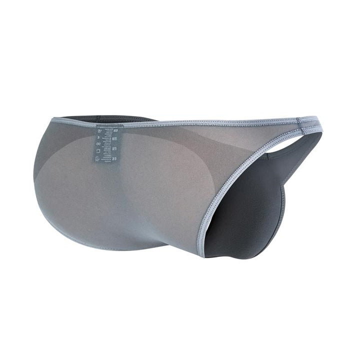 C4MSPXBUL01 Low Rise Bulge Brief Mesh Grey