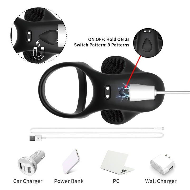 Ball Pack and Penis Vibrating Ring
