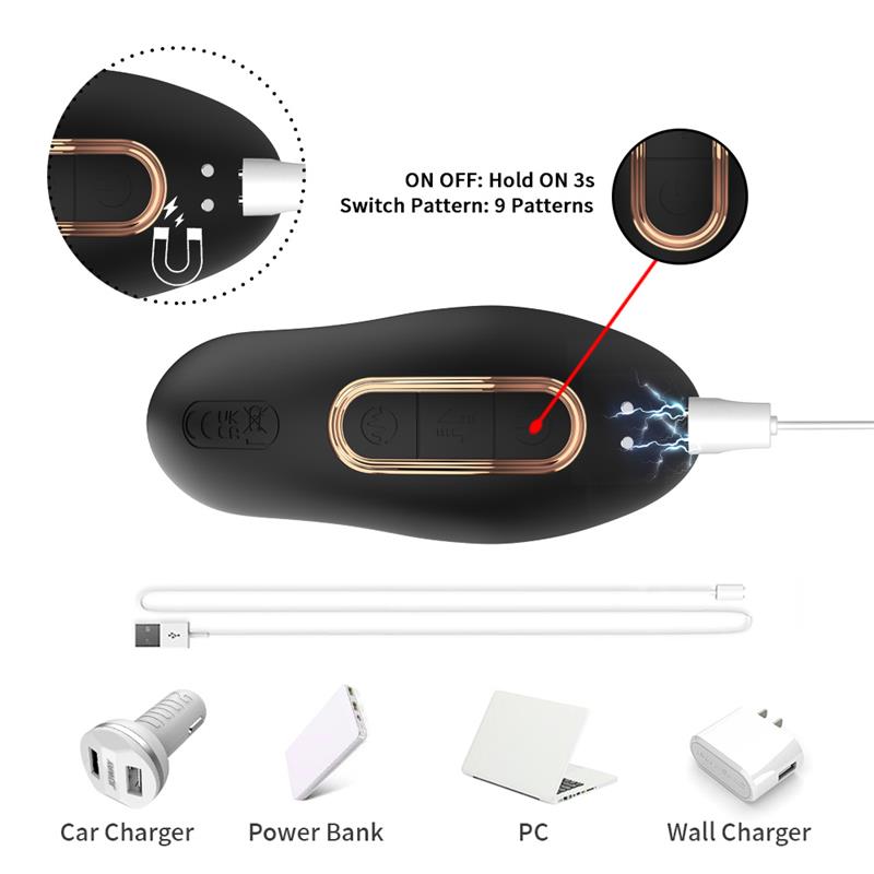 Prostate Massager Vibration Thrusting and Clitoris Stimulator