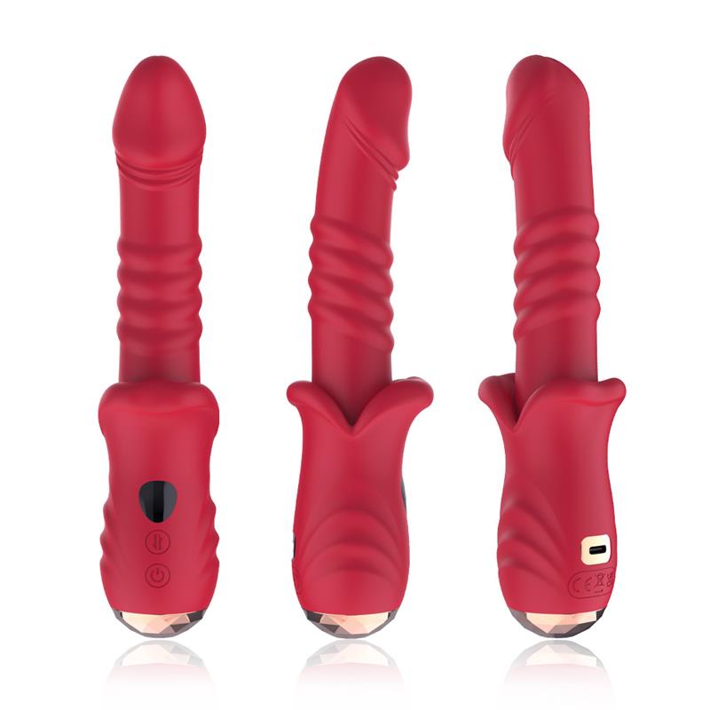 Vibrator with Thrusting G spot and Digital Screen