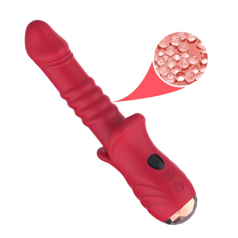 Vibrator with Thrusting G spot and Digital Screen