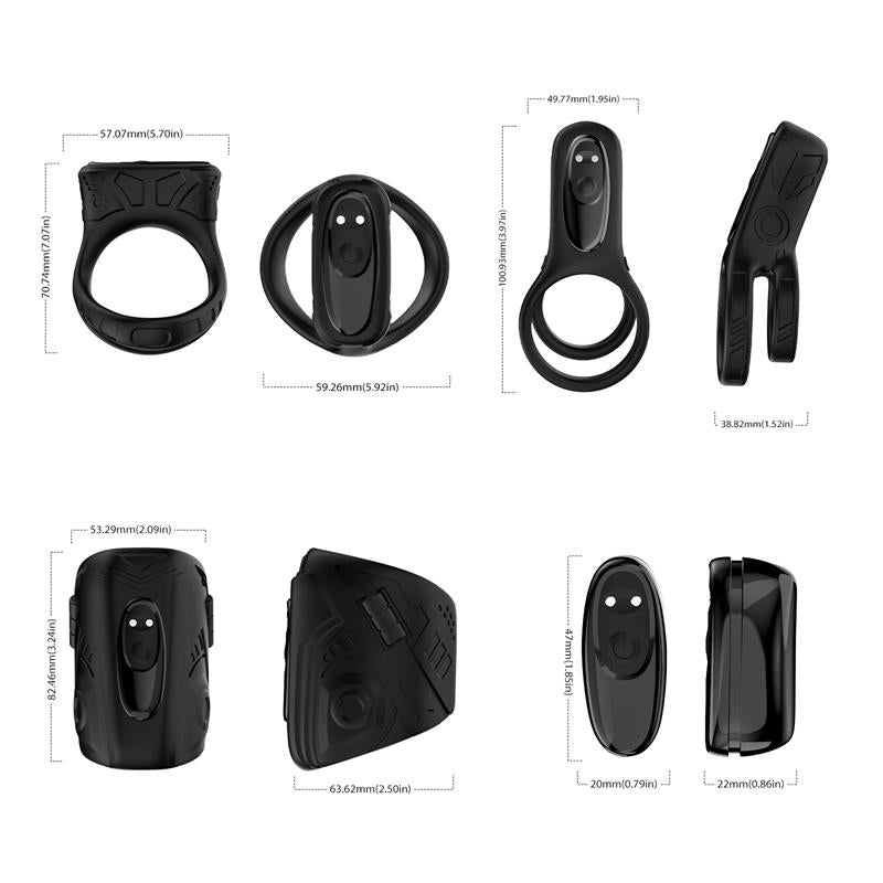 Set with Penis Ring and Male Masturbator