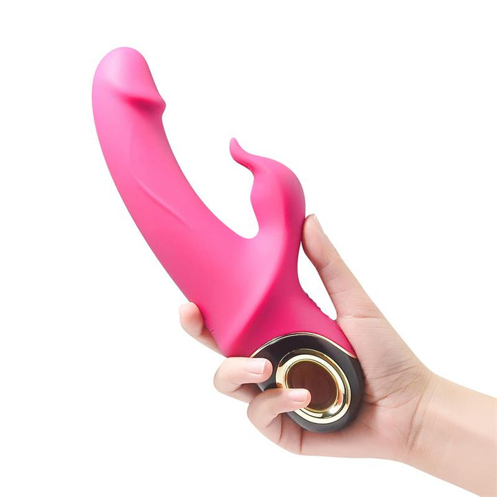 360º Rotation Rabbit vibrator Pink