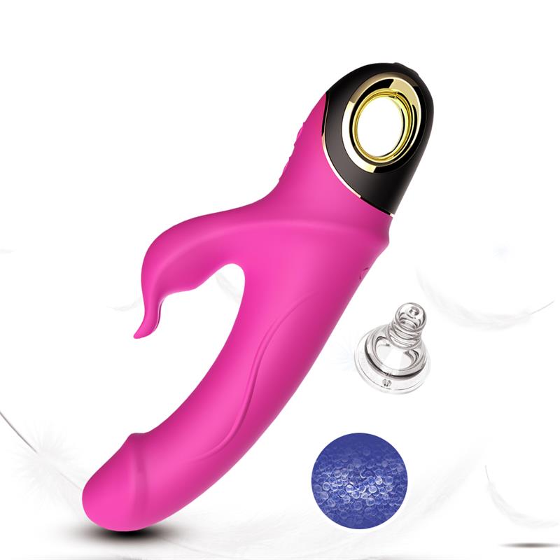 360º Rotation Rabbit vibrator Pink