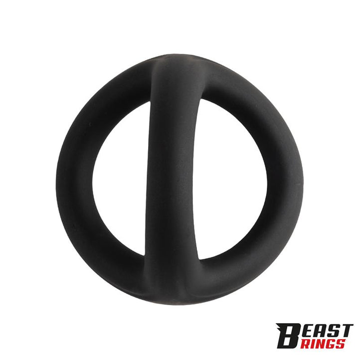 Triple Cock Ring Solid Silicone 40 35 32 mm Size S