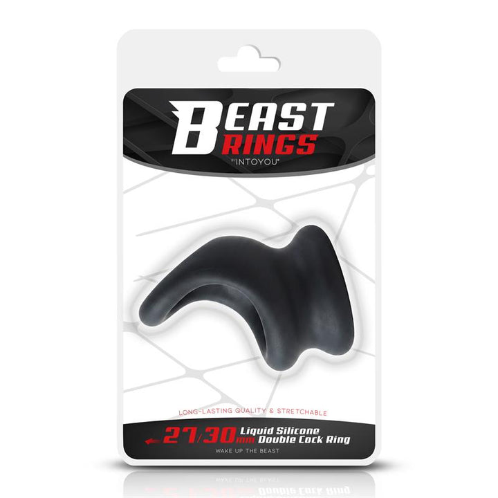 Double Penis Ring Liquid Silicone 27 30 mm