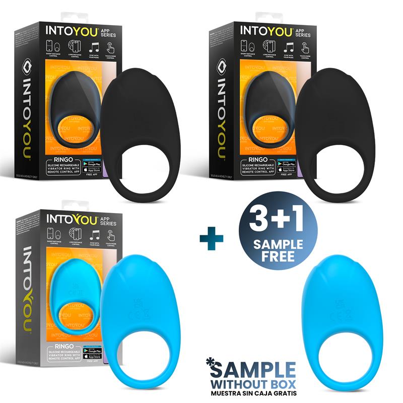 Pack 31 Ringo Silicone Vibrating Ring with App