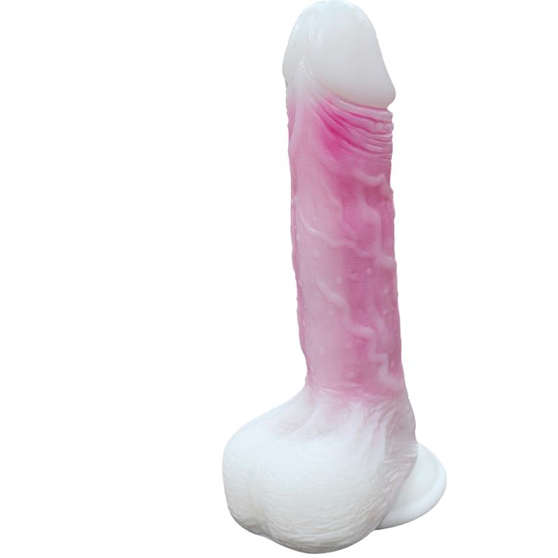 Double layer Dildo with Vibration thrusting and heating
