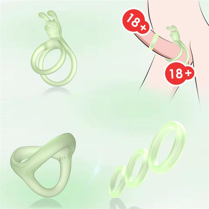 Set of Penis Ring Glow in the dark
