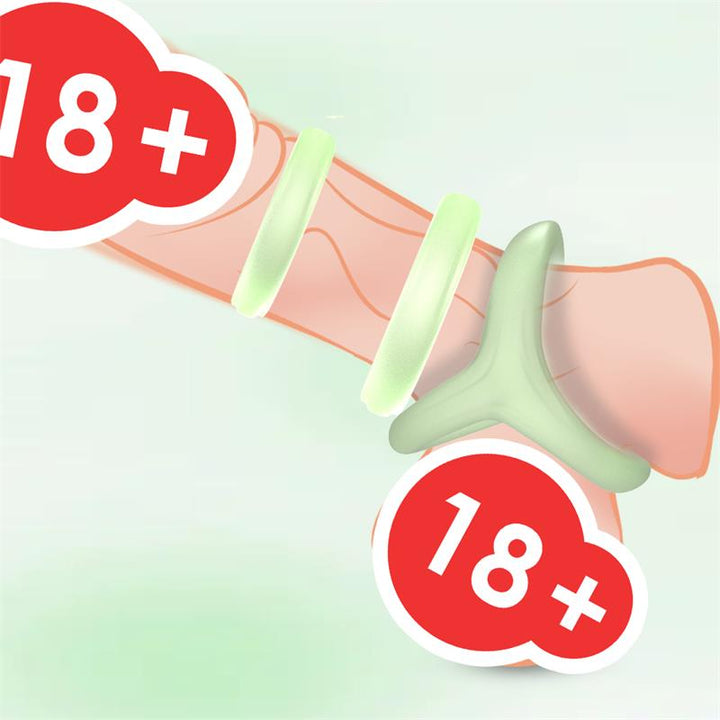 Set of Penis Ring Glow in the dark
