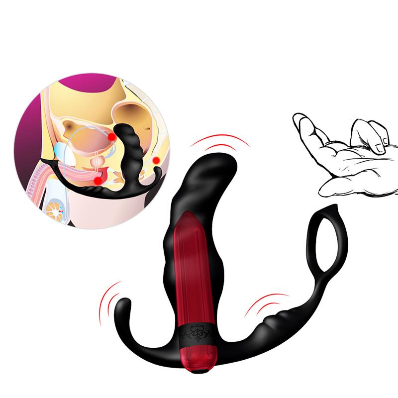 Two in one Anal Plug and Massager with Vibration