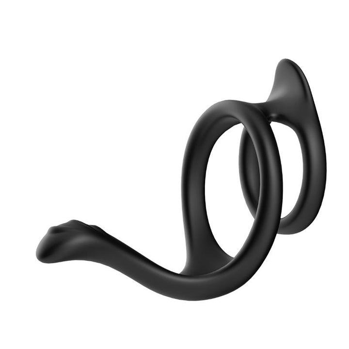 Penis ring with perianal stimulation