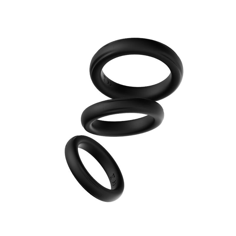 St of 3 Penis rings
