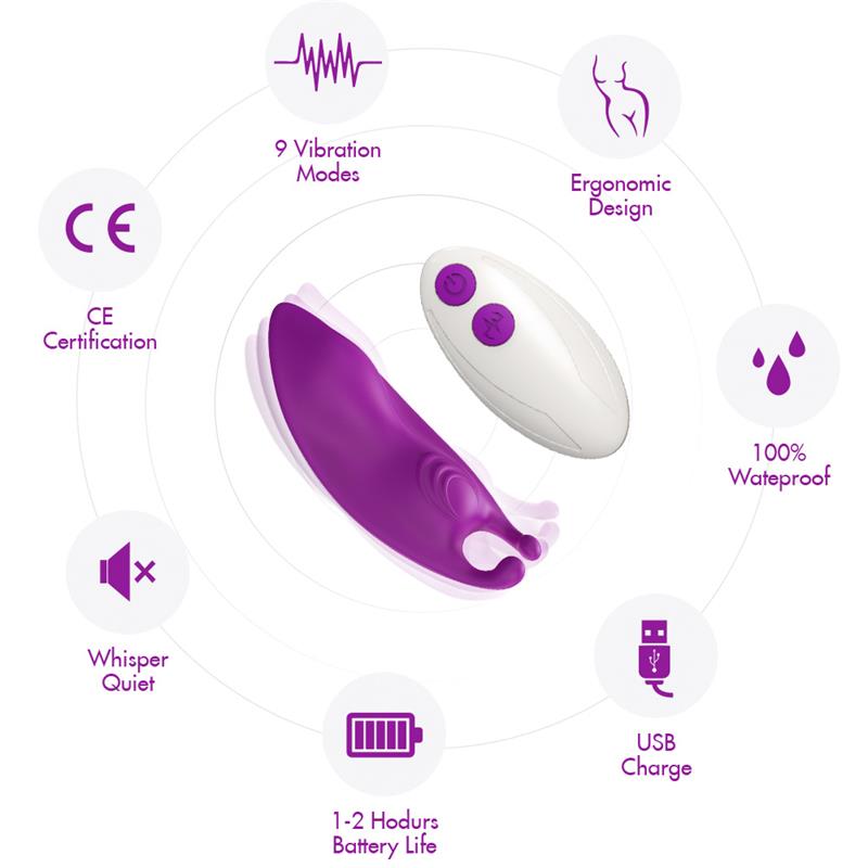 Magnetic panty vibrator