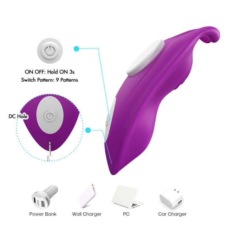 Magnetic panty vibrator