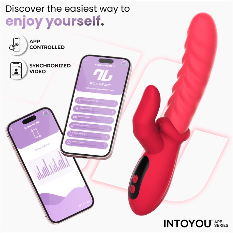 Tingly Vibrator with Finger Waving and App