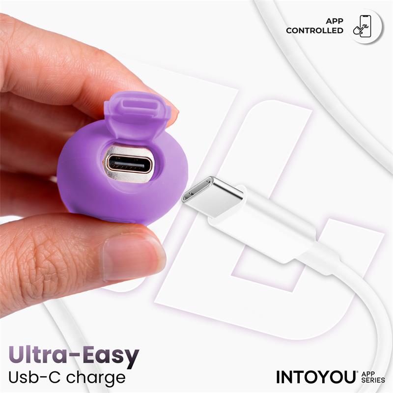 NexEgg Vibrating Egg Double Silicone Layer App Lilac Pistachio