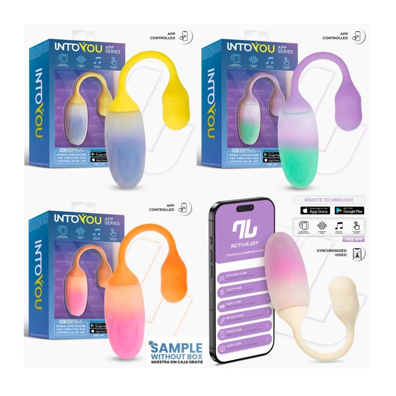 Pack 31 NexEgg Vibe Vibrating Egg Double Layer Silicone App