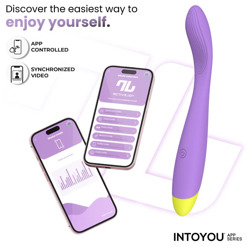 Neya G Spot Vibrator with App Purple