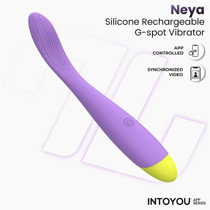 Neya G Spot Vibrator with App Purple