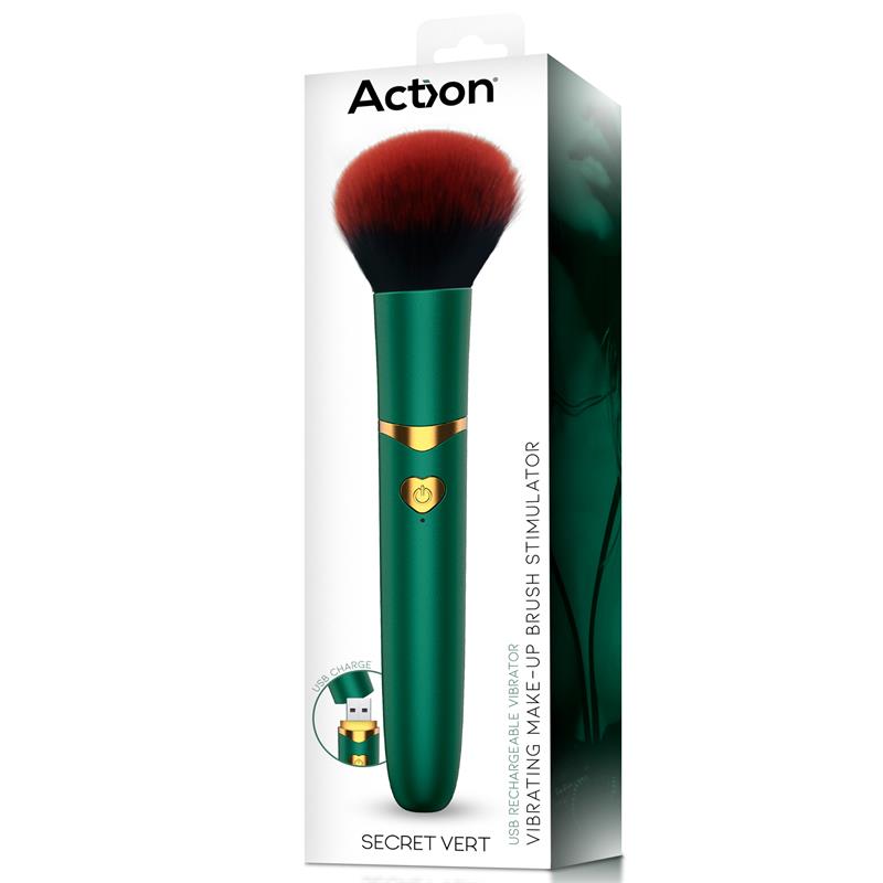 Secret Vert Vibrating Make Up Brush Green