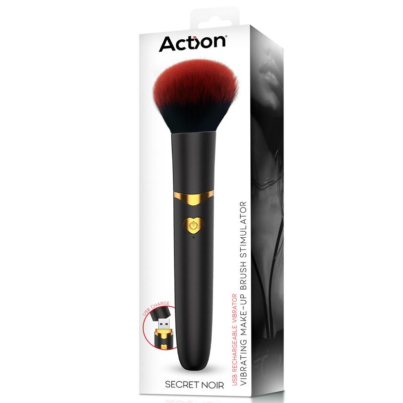 Secret Noir Vibrating Make Up Brush Black