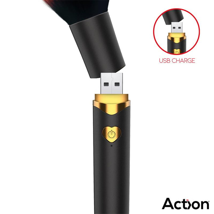 Secret Noir Vibrating Make Up Brush Black