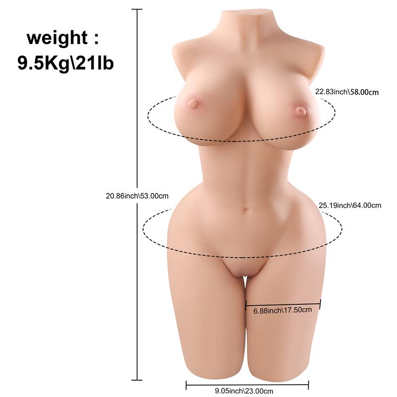 Melissa Torso Vagina and Anus 82 kg