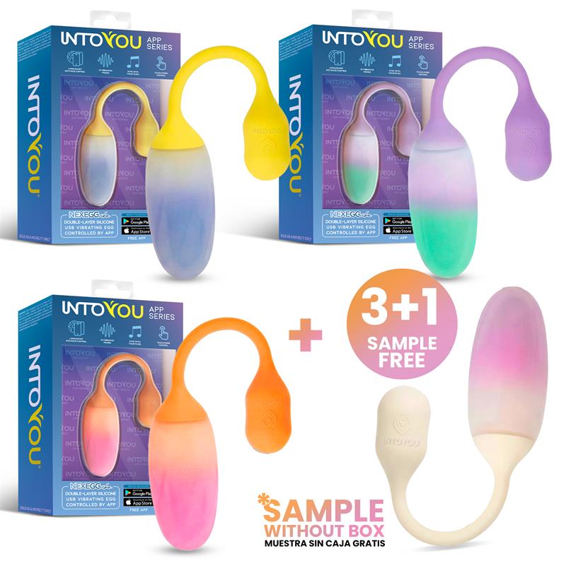Pack 31 NexEgg Vibe Vibrating Egg Double Layer Silicone App