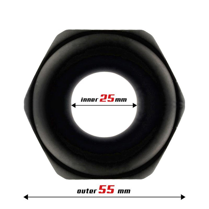 Penis Ring Nut Liquid Silicone 25 mm