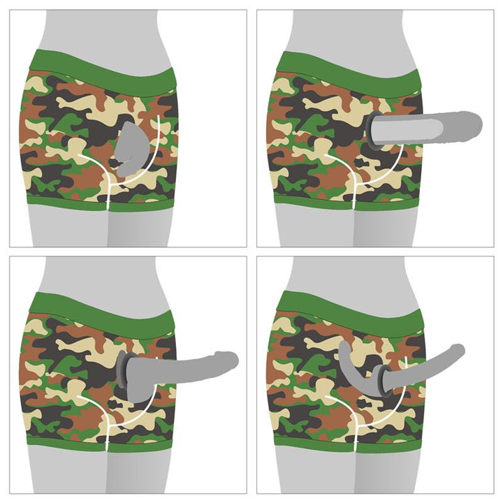 Camo Strapon Shorts 28 32