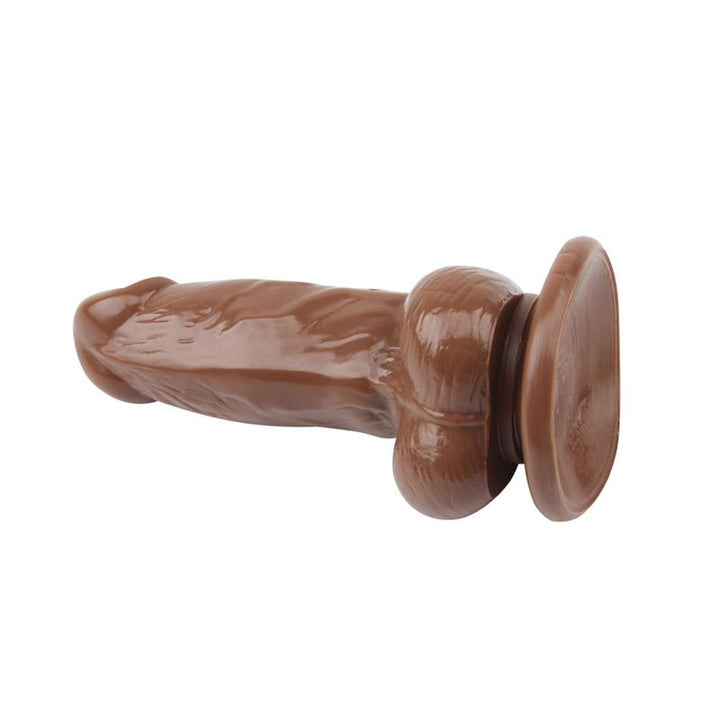 Dildo Jumbo Jack 6 Vibrating Dildo Brown