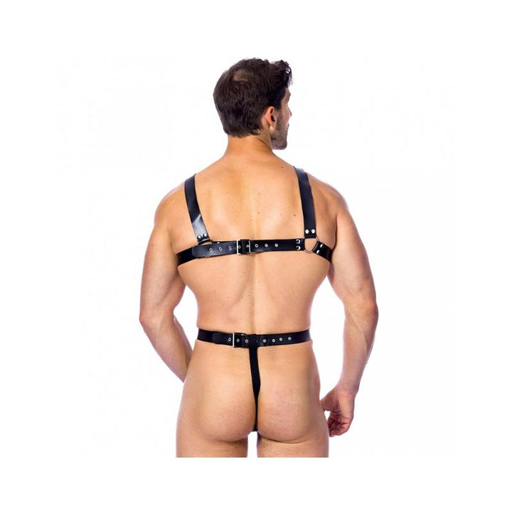 Adjustable Leather Full Body Harness
