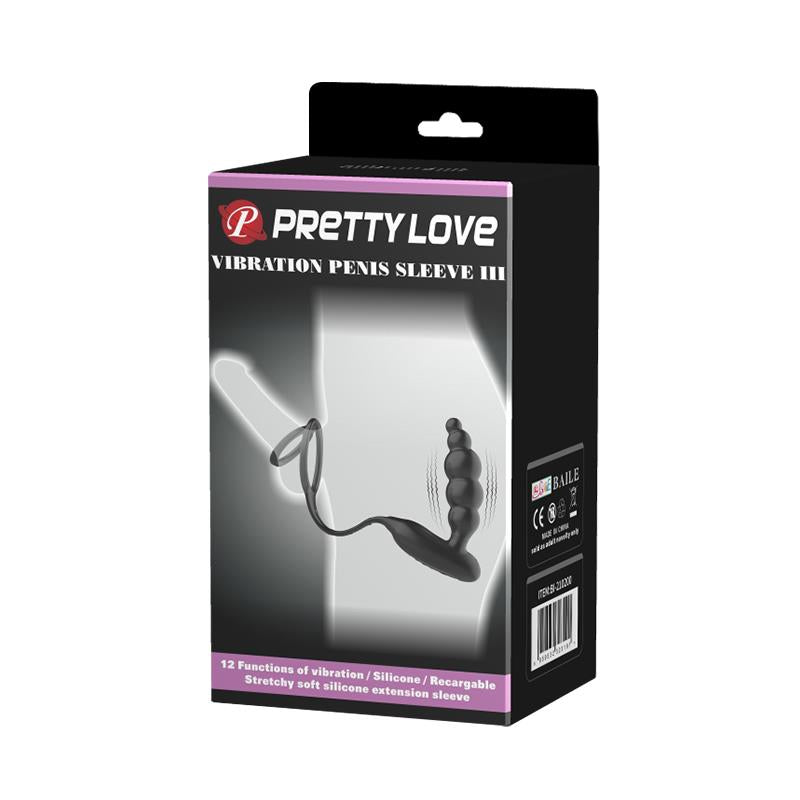 Butt Plug and Penis Ring with Vibration