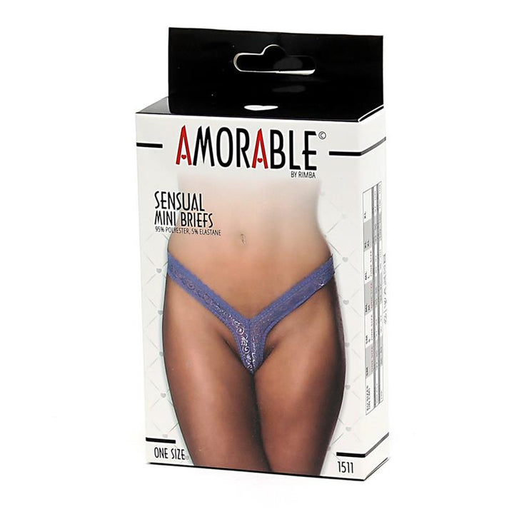 Thong Purple One Size