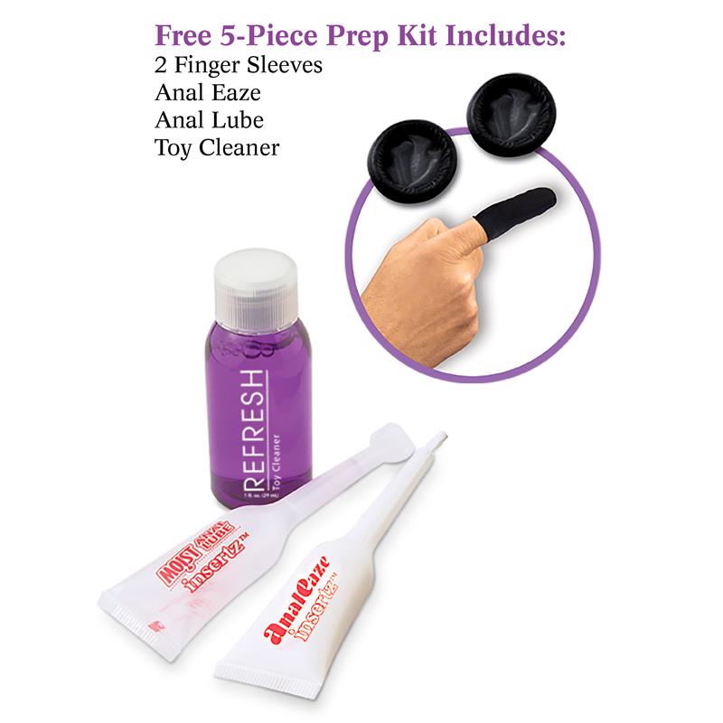 Anal Balls with Vibration Flexa Pleaser Black
