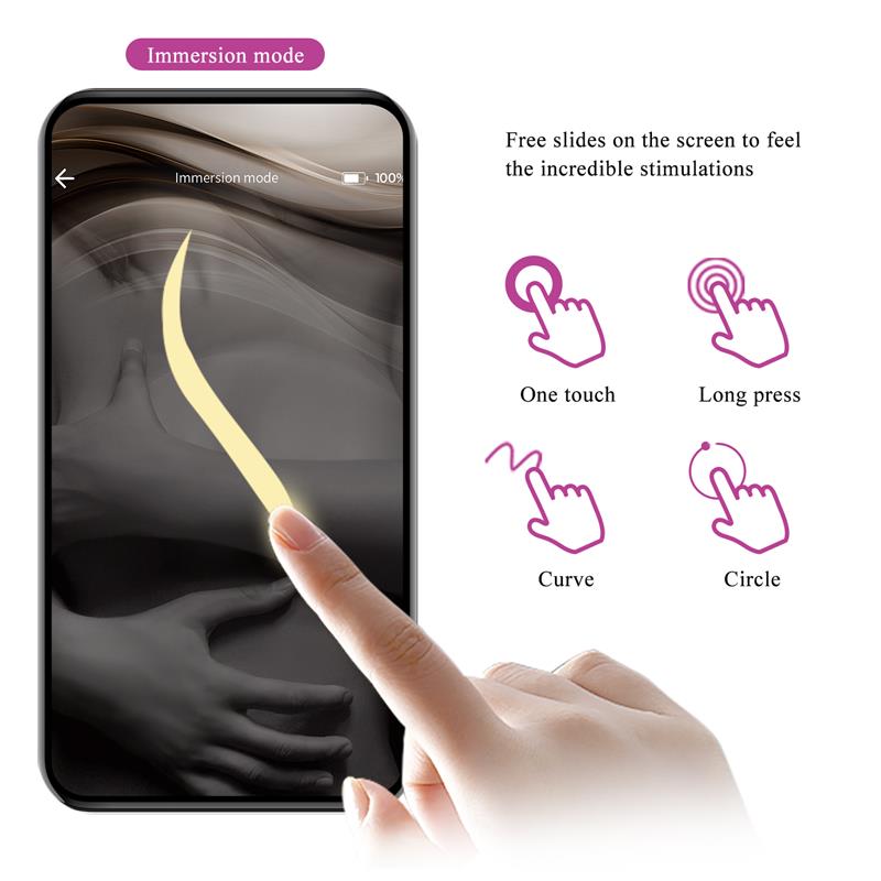 Liam G Spot Vibrator Silicone with App Purple