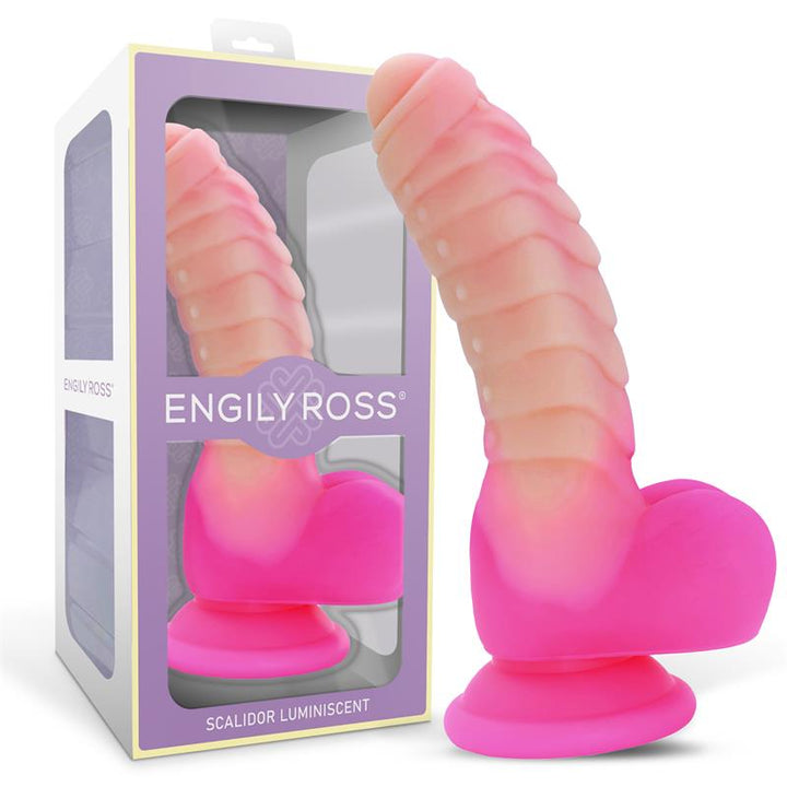 Scalidor Luminiscent Unicorn Liquid Silicone Dildo 18 cm