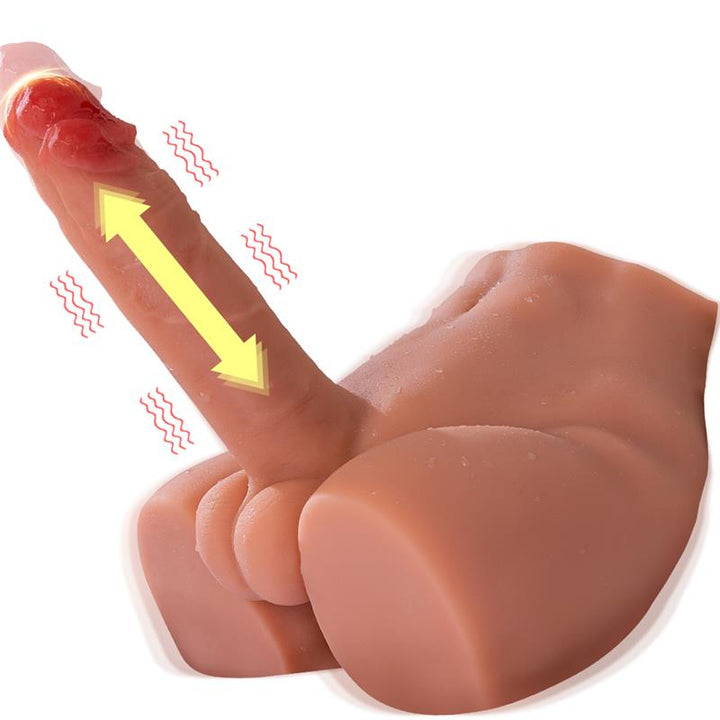 Peel Dildo and Ass with Thrusting and Vibration Masturbator 27 KG