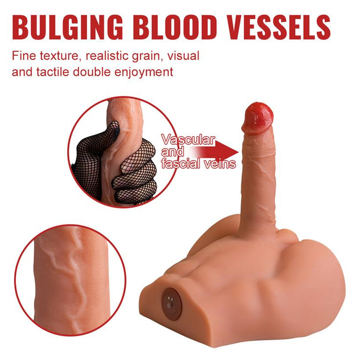 Peel Dildo and Ass with Thrusting and Vibration Masturbator 27 KG