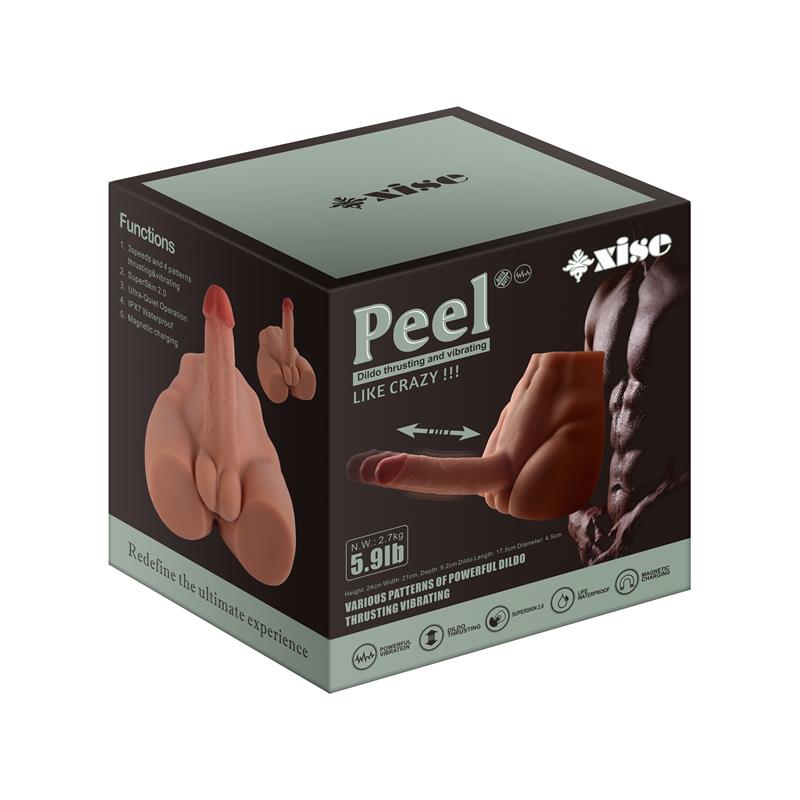 Peel Dildo and Ass with Thrusting and Vibration Masturbator 27 KG