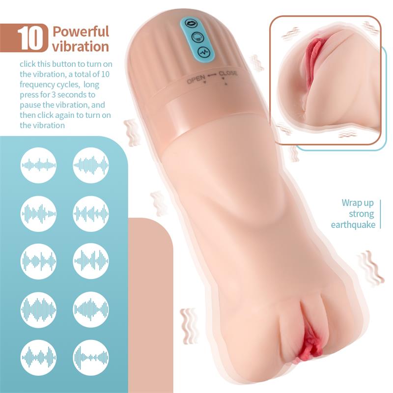 Suctroker V20 VI Sucking Effect and Vibrating Masturbator