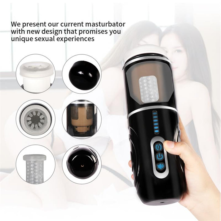 Gia Cup Thrusting and Rotating Masturbator