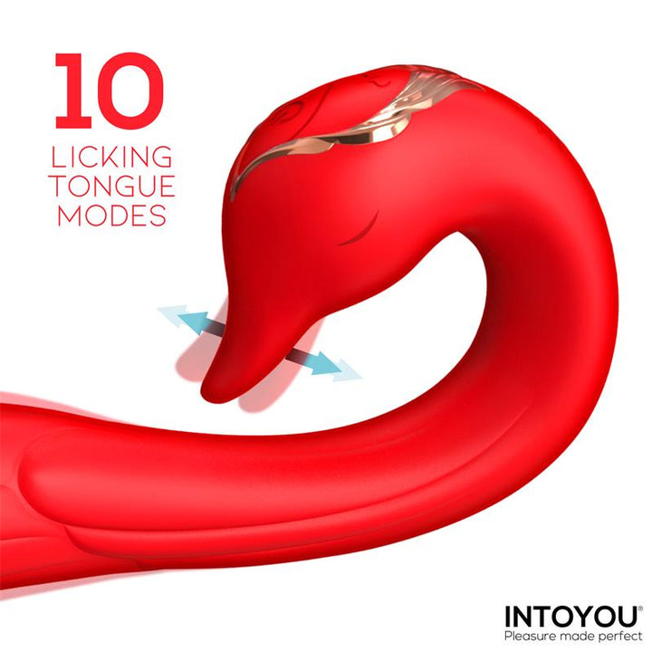 Swana Vibrator Licking Tongue with Angle Adjustable