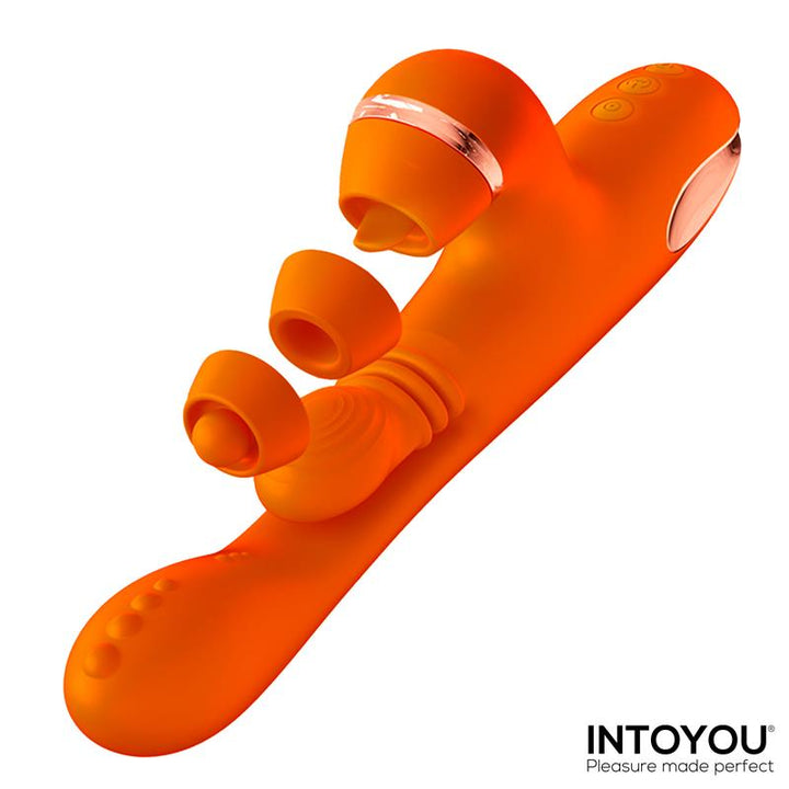 Ethan Vibrator 360º G spot Massage with Multifunction Caps